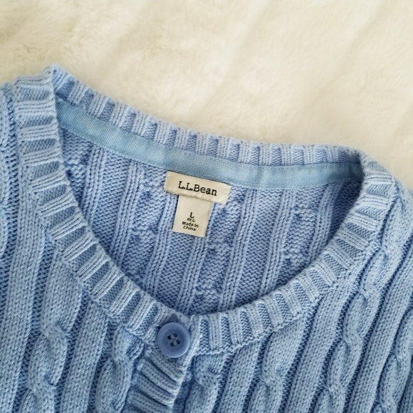 L.L. Bean Cable Knit Sweater - Picture 2 of 8